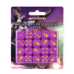 hedonites of slaanesh dice set