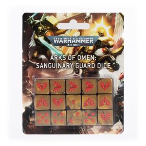 arks of omen: sanguinary guard dice set
