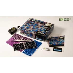 Набір пучків трави та інструментів gamers grass: alien grass tuft starter box