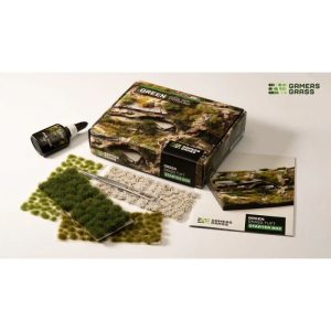 Набір пучків трави та інструментів gamers grass: green grass tuft starter box