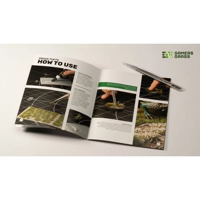 Набір пучків трави та інструментів gamers grass: green grass tuft starter box Набір пучків трави та інструментів gamers grass: green grass tuft starter box