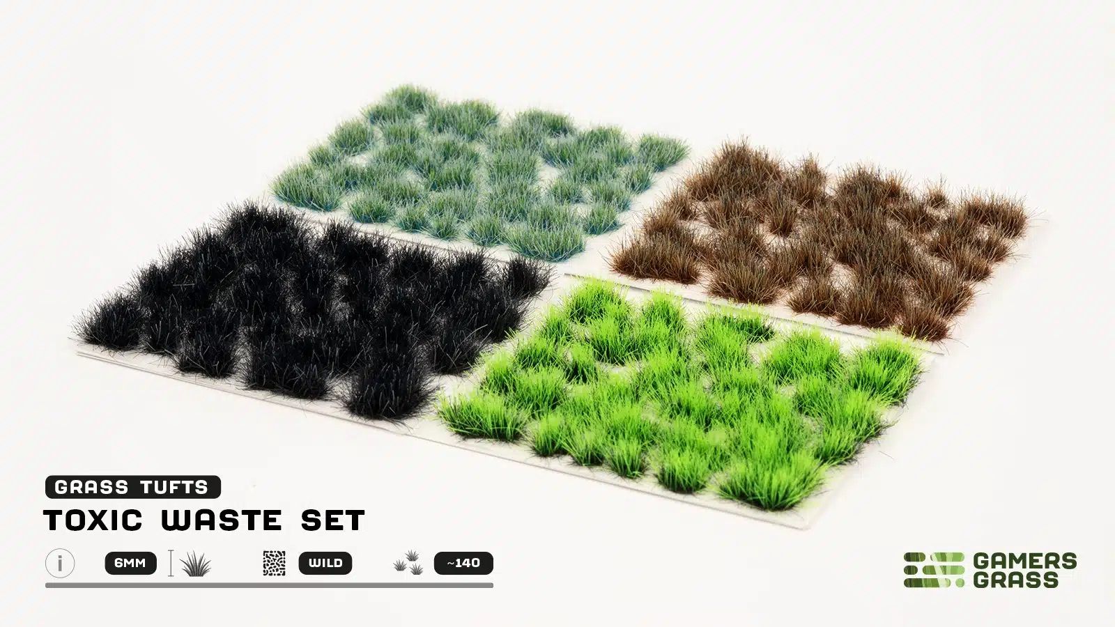 Набір пучків трави gamers grass: toxic waste set Набір пучків трави gamers grass: toxic waste set
