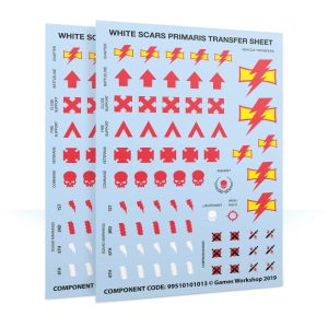 white scars primaris transfer sheet