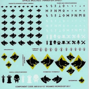 space wolves transfer sheet (2017)