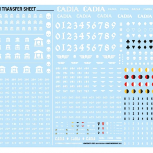 cadian transfer sheet