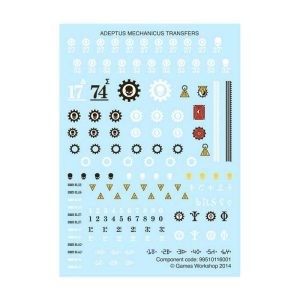 adeptus mechanicus transfer sheet (2014)