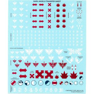 dark angels transfer sheet (2017)