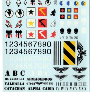 imrerial guard tank transfer sheet