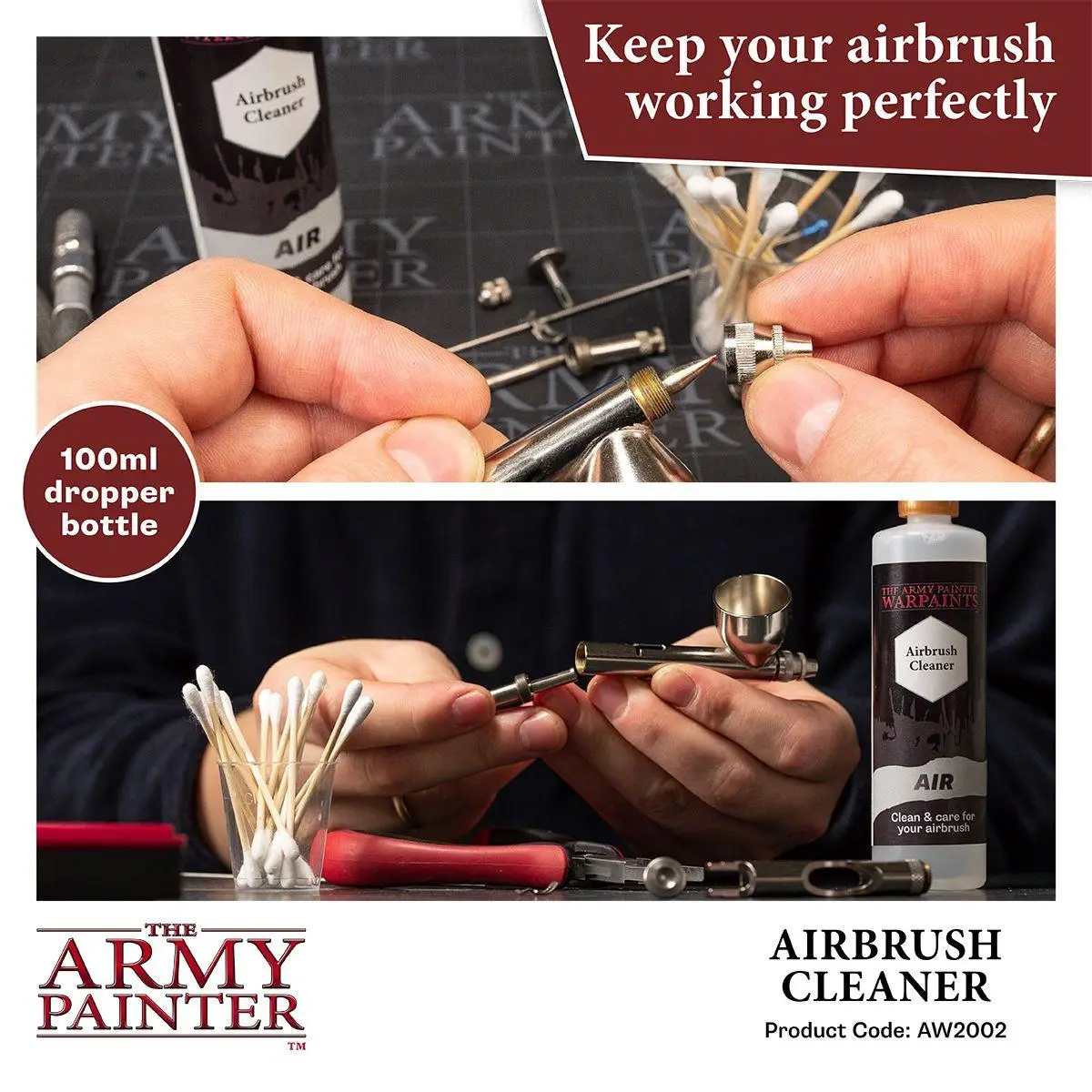 Очисник для аерографа the army painter: airbrush cleaner Очисник для аерографа the army painter: airbrush cleaner