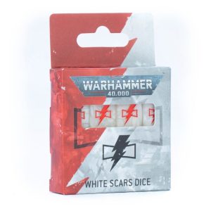 white scars dice set