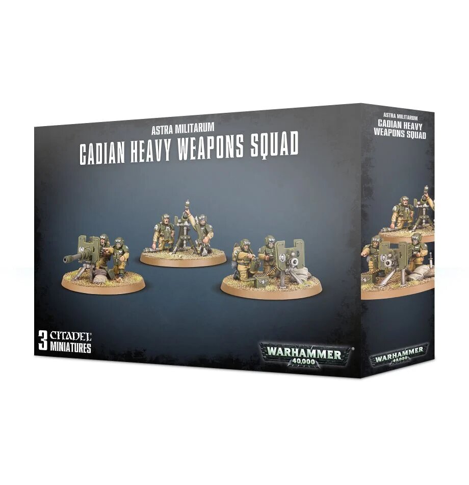 astra militarum: cadian heavy weapon squad astra militarum: cadian heavy weapon squad