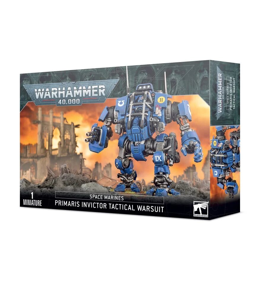 space marines: primaris invictor tactical warsuit space marines: primaris invictor tactical warsuit