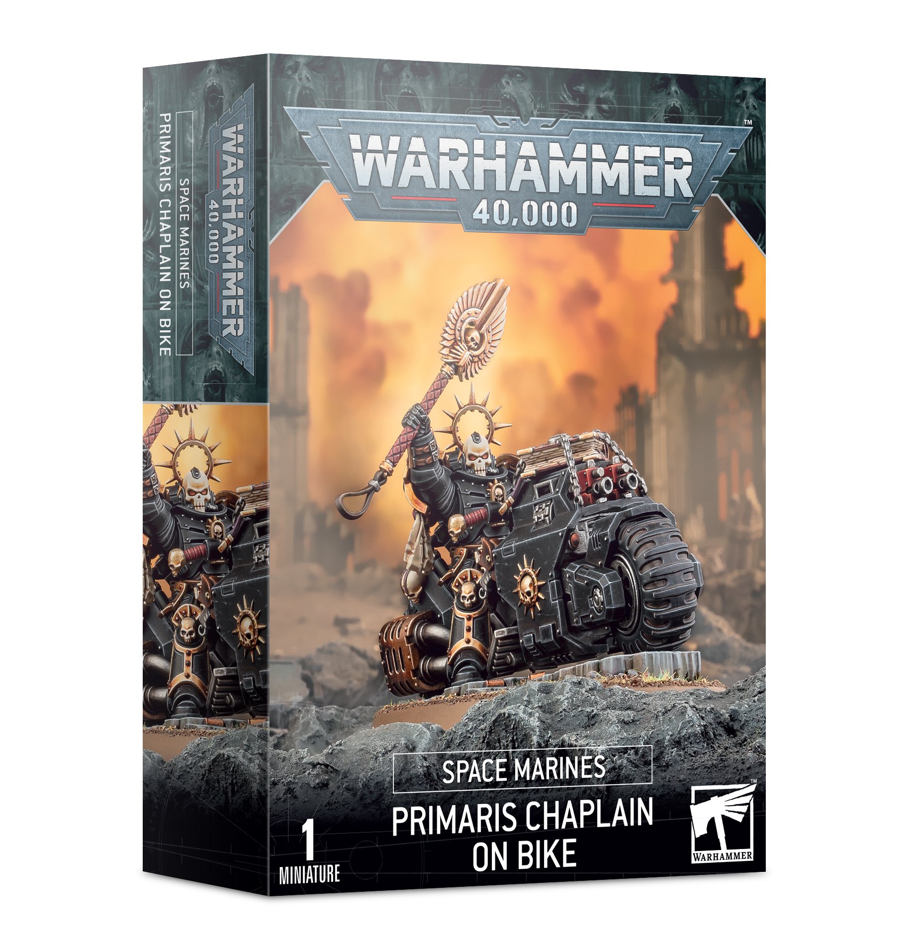 space marines: primaris chaplain on bike space marines: primaris chaplain on bike