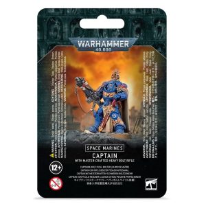 space marines: captain with master crafted heavy bolt rifle