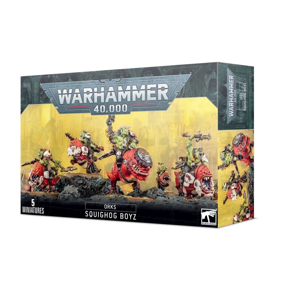 orks: squighog boyz orks: squighog boyz