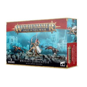stormcast eternals: knight judicator with gryph hounds