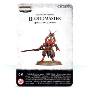daemons of khorne: bloodmaster, herald of khorne