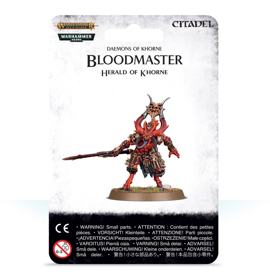daemons of khorne: bloodmaster, herald of khorne daemons of khorne: bloodmaster, herald of khorne