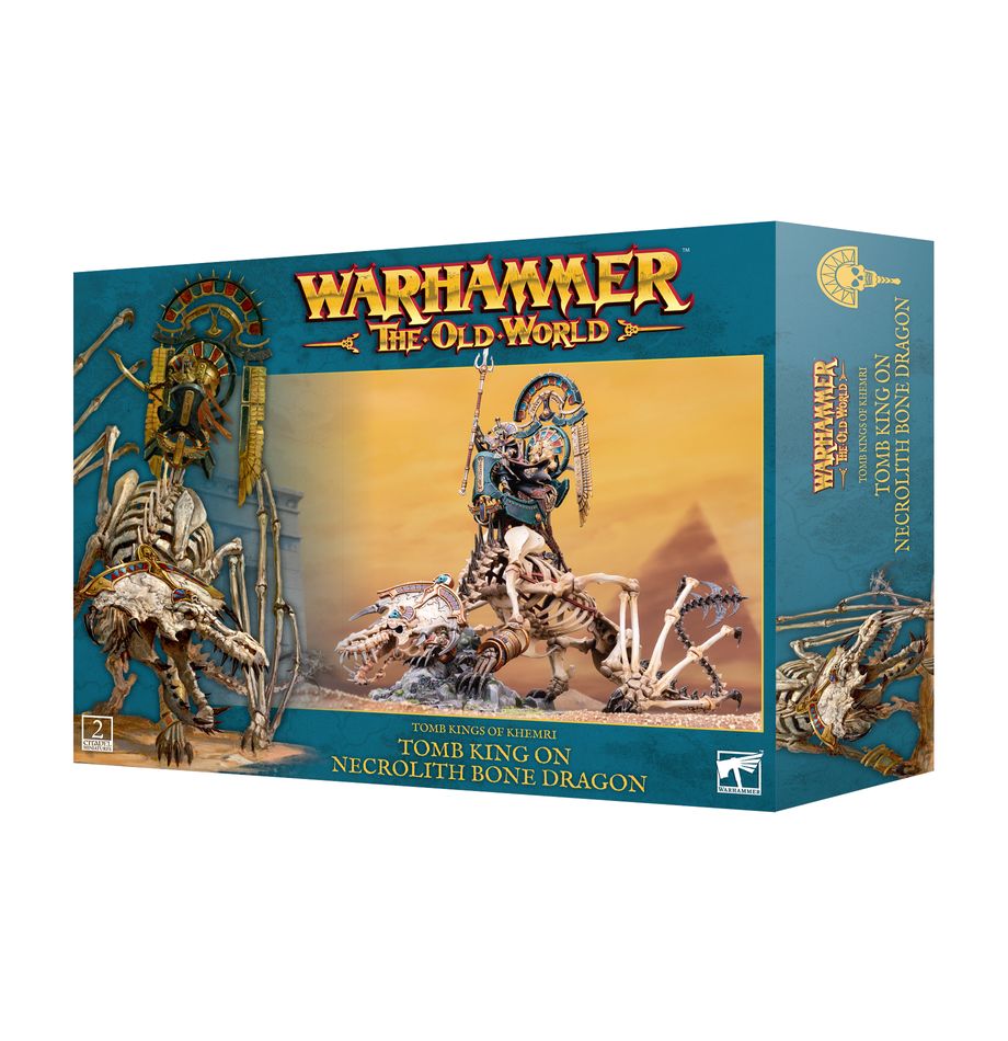 tomb kings of khemri: tomb king/liche priest on necrolith bone dragon tomb kings of khemri: tomb king/liche priest on necrolith bone dragon