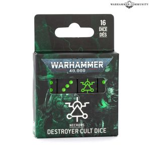 Куби для гри necrons: destroyer cult dice