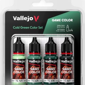 72383 vallejo game color: cold green color set (4x18ml)