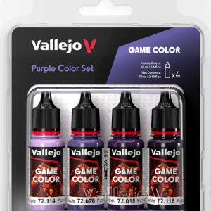 72376 vallejo game color: blue color set (4x18ml)