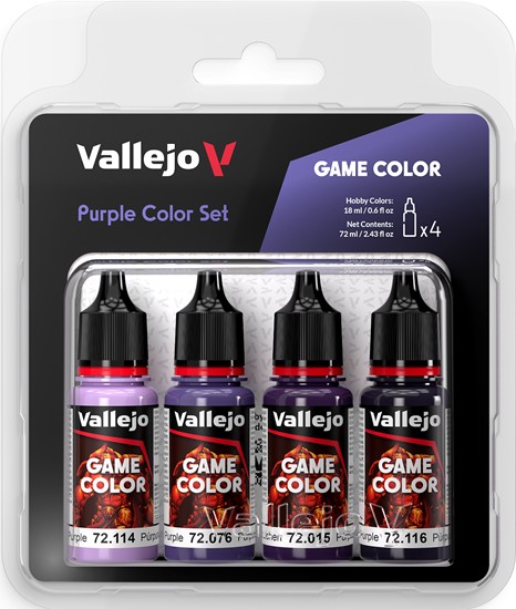 72376 vallejo game color: blue color set (4x18ml) 72376 vallejo game color: blue color set (4x18ml)