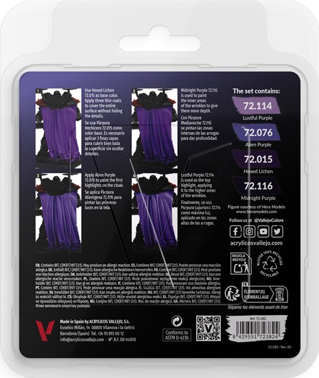 72376 vallejo game color: blue color set (4x18ml) 72376 vallejo game color: blue color set (4x18ml)