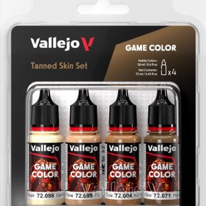 72380 vallejo game color: tanned skin set (4x18ml)