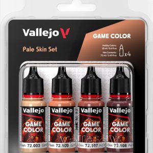 72379 vallejo game color: pale skin set (4x18ml)