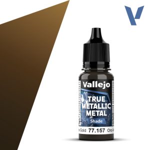 77157 vallejo true metallic metal shade: arcane gold (18ml)