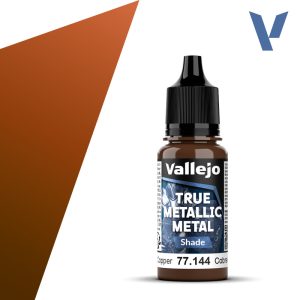 77164 vallejo true metallic metal airbrush: ancient copper (18ml)