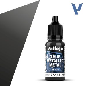77140 vallejo true metallic metal base: obsidian black (18ml)
