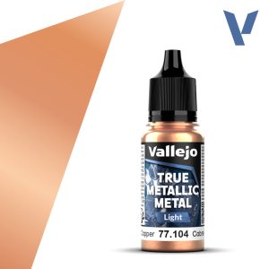 77104 vallejo true metallic metal light: ancient copper (18ml)